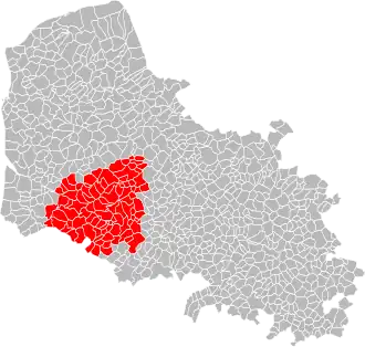 Localisation de Pays des Sept Vallées