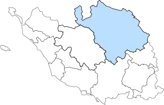 Localisation de Pays du Bocage vendéen