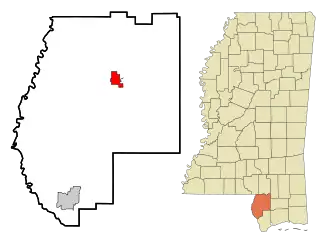 Localisation de Poplarville