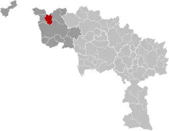 Localisation de Pecq