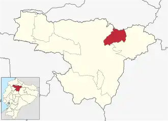 Localisation de Canton de Pedro Moncayo