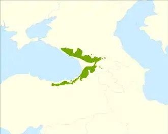 Description de l'image Picea orientalis range.svg.