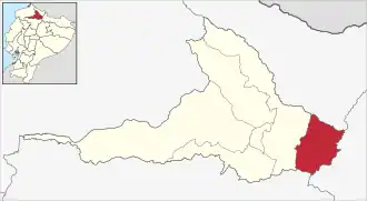 Localisation de Canton de Pimampiro