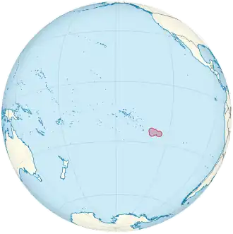 Localisation de Îles Pitcairn