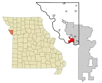 Localisation de Parkville