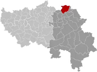 Localisation de Plombières (nl) Blieberg (de) Bleiberg