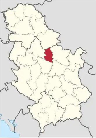 Localisation de Podunavlje