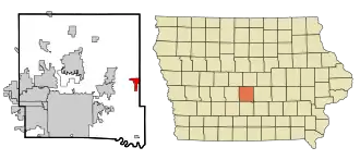 Localisation de Mitchellville