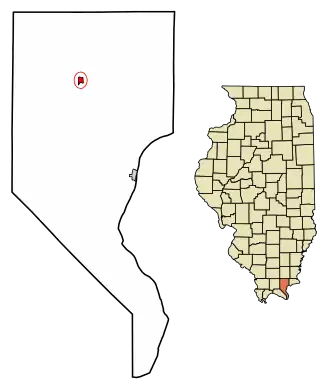 Localisation de Eddyville