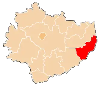 Localisation de Powiat de Sandomierz