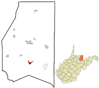 Localisation de Rowlesburg
