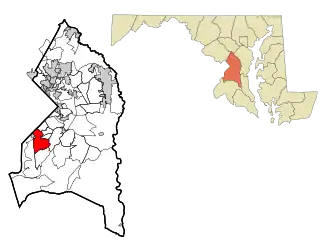 Localisation de Oxon Hill-Glassmanor
