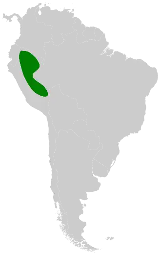 Description de l'image Psarocolius oseryi map.svg.