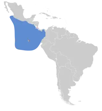 Description de l'image Puffinus subalaris map.svg.