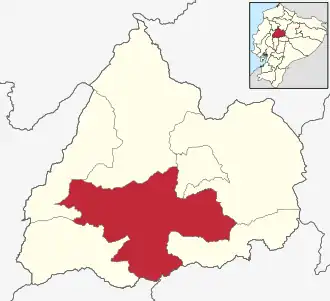 Localisation de Canton de Pujilí