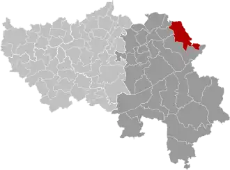 Localisation de Raeren