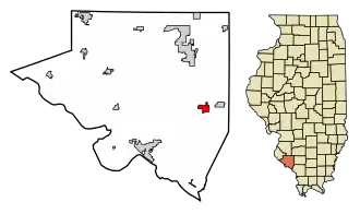 Localisation de Steeleville