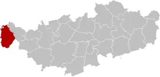 Localisation de Rebecq