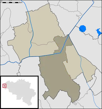 Localisation de Reninge