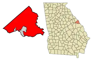 Localisation de Augusta