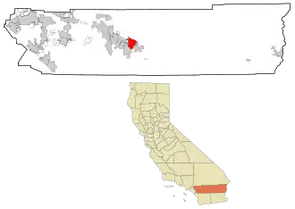 Localisation de Indio