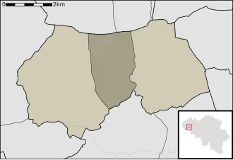 Localisation de Rollegem-Kapelle