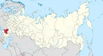 Localisation de Oblast de Rostov