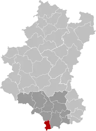 Localisation de Rouvroy