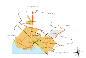 Localisation de Pontaillac