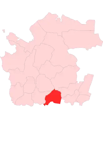 Localisation de Raïon de l'Oustia