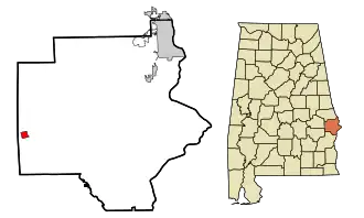 Localisation de Hurtsboro