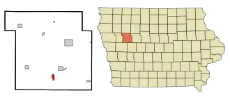 Localisation de Wall Lake