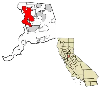 Localisation de Sacramento