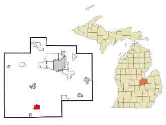 Localisation de Chesaning