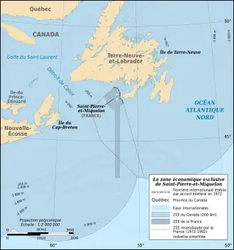 La ZEE de Saint-Pierre-et-Miquelon