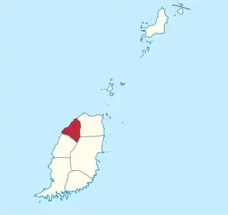 Localisation de Saint Mark