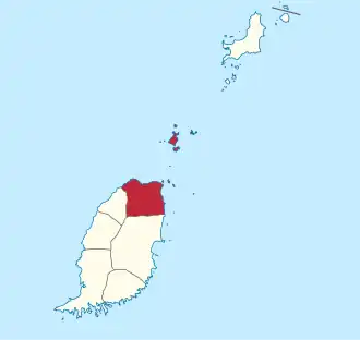 Localisation de Saint Patrick