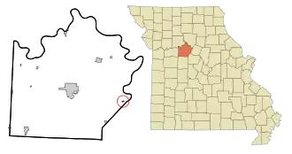 Localisation de Arrow Rock