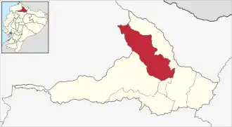 Localisation de Canton de San Miguel de Urcuquí