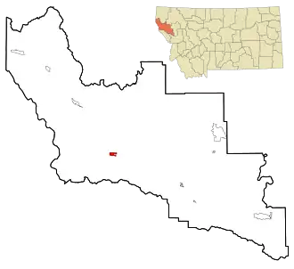 Localisation de Thompson Falls