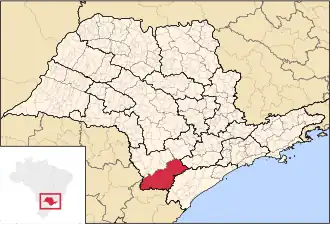 Microrégion de Capão Bonito