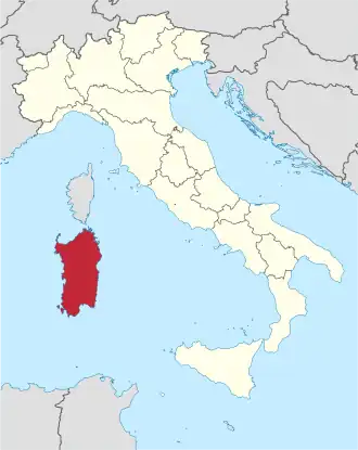 Localisation de SardaigneSardegna