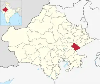 Localisation de District de Sawai Madhopur