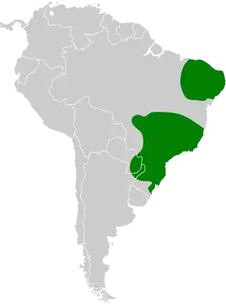 Description de l'image Sclerurus scansor map2.svg.