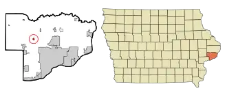 Localisation de Maysville