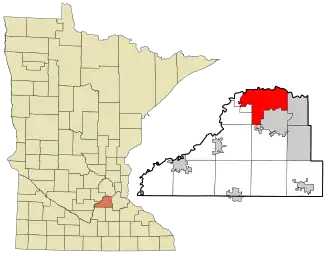 Localisation de Shakopee