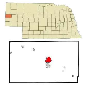 Localisation de Scottsbluff