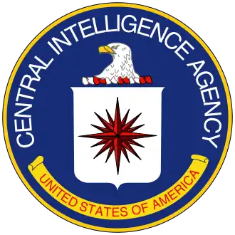 Sigle de la couverture faisant référence à la CIA