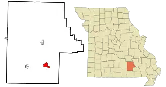 Localisation de Winona