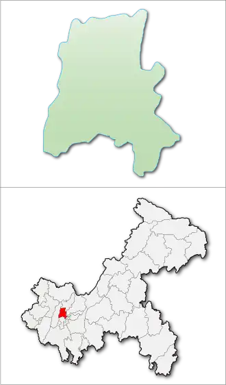 Localisation de Shāpíngbà Qū